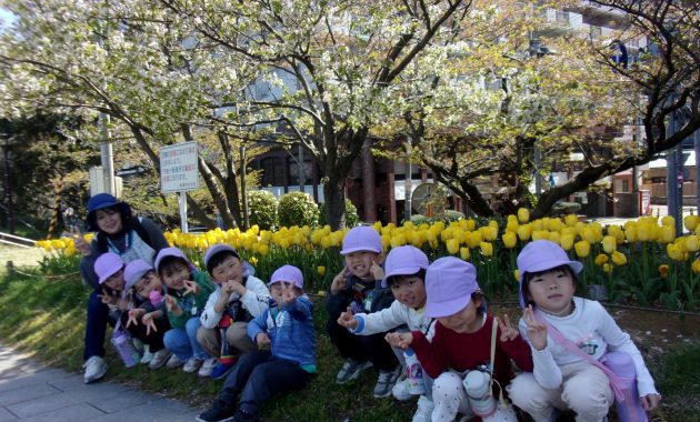 第一園 萬代橋チューリップフェスティバル見学 4月22日