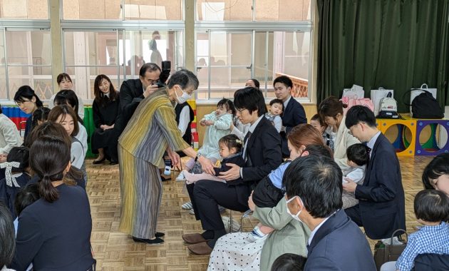 第二園 入園式 (恵光第二幼稚園・恵光保育園 合同) 4月10日