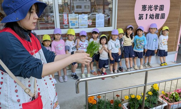 第一園 稲の苗植え 6月5日